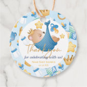 Baby Boy Baby shower Gepersonaliseerd Bedankjes Labels (Voorkant)
