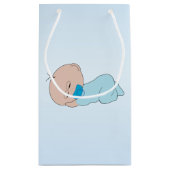 Baby Boy Baby shower Klein Cadeauzakje (Achterkant)