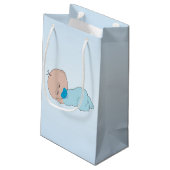 Baby Boy Baby shower Klein Cadeauzakje (Achterkant Gekanteld)