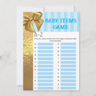Baby Boy Baby shower spelletjes