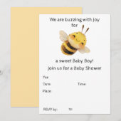 Baby Boy Baby shower uitnodiging (Voorkant / Achterkant)