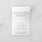 Baby Boy Baby shower Uitnodiging (Binnen)