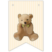 Baby Boy Baby Teddy Bear Party Banner (Derde vlag)