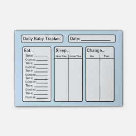 Baby Boy - Baby Tracker Post-it Nota's Post-it® Notes