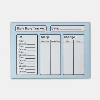 Baby Boy - Baby Tracker Post-it Nota's Post-it® Notes