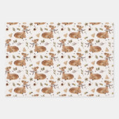 Baby Boy Baby Wild Animal Inpakpapier Vel (Voorkant 2)