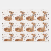Baby Boy Baby Wild Animal Inpakpapier Vel (Voorkant)
