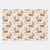 Baby Boy Baby Wild Animal Inpakpapier Vel (Voorkant 2)