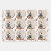 Baby Boy Baby Wild Animal Inpakpapier Vel (Voorkant)