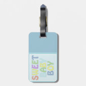 Baby Boy Bagagelabel (Achterkant verticaal)
