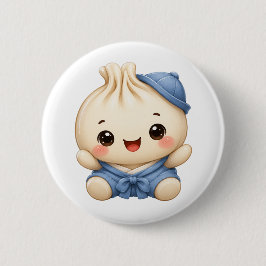 Baby boy bao knoop ronde button 5,7 cm