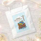 , Baby Boy Baptism Noah's Ark Bedankzakje (Geknipt)