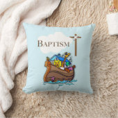 , Baby Boy Baptism Noah's Ark Kussen (Deken)