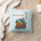 , Baby Boy Baptism Noah's Ark Kussen (Deken)