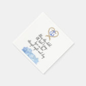 Baby Boy Baptisme Servetten (Hoek)