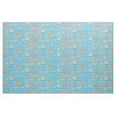 Baby Boy Bath Time on Blue Harlequin Stof (Fat Quarter)