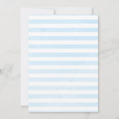 Baby Boy Beer Blue Baby shower Kaart (Achterkant)