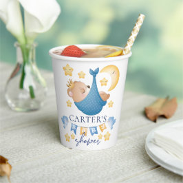 Baby Boy Beer Gepersonaliseerd Baby shower Papieren Bekers