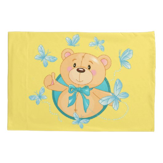 Baby Boy Beer Kussensloop (Achterkant)