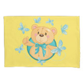 Baby Boy Beer Kussensloop (Voorkant)