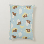 Baby Boy Beer op Cloud Sierkussen Accent Kussen (Achterkant (Verticaal))