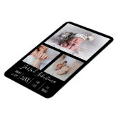 Baby Boy Birth Aankondiging Flexible Photo Magnet Magneet (Linkerzijde)