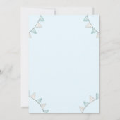 Baby Boy Birth Announcement Aankondiging (Achterkant)