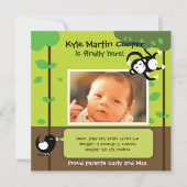 Baby Boy Birth Announement Aankondiging (Voorkant)