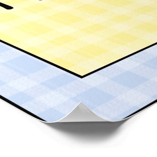 Baby Boy Blanket Poster Art Print (Hoek)