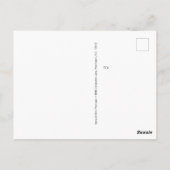 Baby Boy Blauw Foto Dop Dank u Briefkaart (Achterkant)