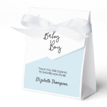 Baby Boy blauw Gepersonaliseerd Baby shower