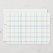 Baby Boy Blauw Multi Foto Eenvoudig Schattig Plaid (Achterkant)