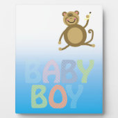 Baby Boy Bleek Bluie Two Tone Fotoplaat (Voorkant)