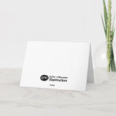 Baby Boy Blessing Folded Wenskaart Kaart (Achterkant)