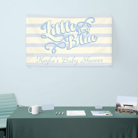 Baby Boy Blue, Baby shower banner (Beurs)