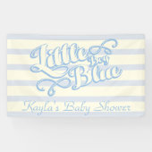 Baby Boy Blue, Baby shower banner (Horizontaal)