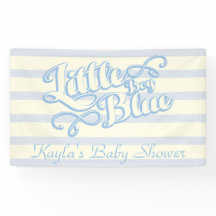 Baby Boy Blue, Baby shower banner
