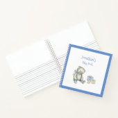 Baby Boy Blue Beer Keepomwille Speciaal Baby Book Notitieboek (Binnen)