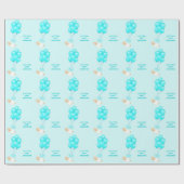 Baby Boy Blue Cadeaupapier (Vlak)