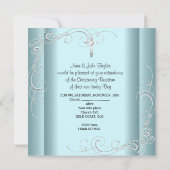 Baby Boy Blue Doop Doping Kruis Prins Kaart (Achterkant)