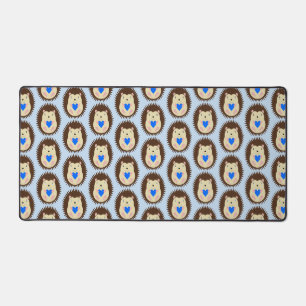 Baby Boy Blue Hart Egel Patroon Bureaumat
