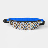 Baby Boy Blue Hart Egel Patroon Heuptasje (Voorkant)