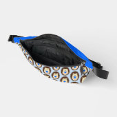 Baby Boy Blue Hart Egel Patroon Heuptasje (Open)