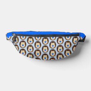 Baby Boy Blue Hart Egel Patroon Heuptasje