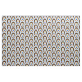 Baby Boy Blue Hart Egel Patroon Stof (Yard (91,4 cm))