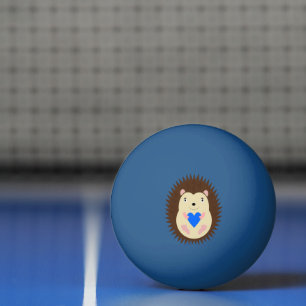 Baby Boy Blue Hart Egel Pingpongbal