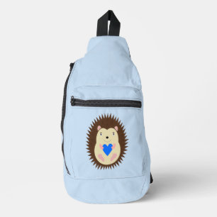 Baby Boy Blue Hart Egel Sling Bag