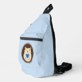Baby Boy Blue Hart Egel Sling Bag (Rechterhoek)