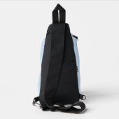 Baby Boy Blue Hart Egel Sling Bag (Achterkant)