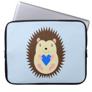 Baby Boy Blue Heart Egel Laptop Sleeve